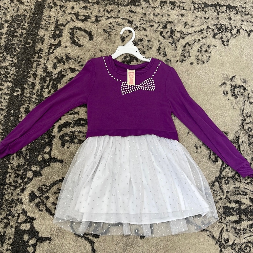 Faded Glory long sleeved dress, size 7/8